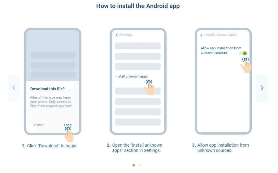 How to download 1xbet app for android